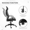 Mesh Office Chair with Up&Down Headrest, Ergonomic Computer Desk Chair with Adjustable Tilt Angle, Height Adjustable Swivel Seat with Lumbar Support for Office, Black