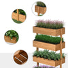4-Tier Raised Garden Bed, 31.5