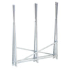 Portable Sawhorse Heavy Duty Cutting Stand Steel Adjustable Work Support, Foldable Sawhorse Stand 220 lbs Weight Capacity