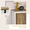 Farmhouse Sideboard, Storage Cabinet with 2 Doors and Shelves Kitchen, Living room, 30.9