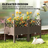 Raised Garden Bed with Legs, Self Watering Elevated Planter Boxes with Drainage Holes, 31.5