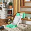 Qaba Toddler Couch Slide for Bed, Sofa, Stairs, Easy Assemble & Storage, for 18-48 Months, Green