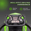 3 in 1 Ride on Push Car for Toddlers, Licensed Kids Sliding Car with Safety Protection Footrest Horn, Green