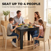 Square Dining Table for 4, 31.5