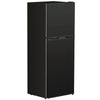 Double Door Mini Fridge with Freezer, 4.6 Cu.Ft Small Refrigerator with Thermostat, Shelves, Reversible Door