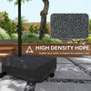 Umbrella Base Plastic Umbrella Stand for Cantilever Umbrella with Wheels, Heavy Duty Umbrella Stand, Water/Sand Filled