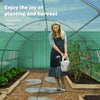 20x10x7ft Heavy Duty Tunnel Walk-in Greenhouse Outdoor Backyard Seed Plant Vegetables Grow Warm House, Green