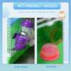 5 Tiers Hamster Cage Portable with Exercise Wheels Play Tube Water Bottle Dishes House Ladder for Gerbils, Green