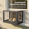 Catio Outdoor Cat Enclosure Adjustable Cat House Waterproof Top for Window 24