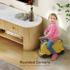 TV Stand, Modern TV Table with Marble-Effect Top, 3 Drawers and 2 Open Shelves for 32-65 Inch Television