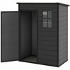 5 x 3FT Garden Shed with Floor, Outdoor Storage Shed with Lockable Door, Window and Vent for Backyard, Patio