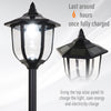Solar Torch Lights Outdoor Garden Lighting 6 LED Water-Resist Auto On/Off 6 Hours