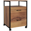 Vertical Filing Cabinet with Wheels, 26.2