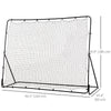 Soozier 8' x 6' Soccer Rebounder Net with 5 Adjustable Angles for Backyard Park Training Practice
