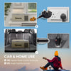 12 Volt Car Refrigerator, 17QT Car Fridge Electric Cooler, 12/24V DC and 100-240V AC, -68℉-50℉, Portable Refrigerator