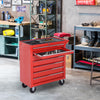 Rolling Tool Chest, 7-Drawer Lockable Tool Cabinet with 4 Wheels, Handle, Toolbox Storage Organizer for Garage, Workshop, Repair Shop