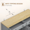 Modern Sideboard, Buffet Cabinet with Storage Drawers, Adjustable Shelves for Living Room, Dining Room, Entryway, Grey