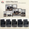 Sectional Sofa, L Shaped Couch with Changeable Chaise, Wooden Legs, Black