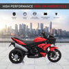 Kids Electric Pedal Motorcycle Ride-On Toy 6V Battery Powered w/ Music Horn Headlights Motorbike for Girls Boy Red