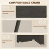 Dining Table Set for 2, Square Kitchen Table and Chairs, Dining Room Table and PU Leather Upholstered Chairs, Black