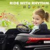Ride-On Toy On Car with Remote Control, 12V 3.1 MPH Electric Ride for Kids w/ Suspension System, Horn Honking, Grey