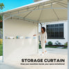10' x 10' Patio Gazebo, Double Roof Outdoor Gazebo Canopy Shelter with Storage, Hook, Metal Frame