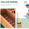 Wood Planter with Trellis for Vine Climbing, Raised Garden Bed to Grow Vegetables for Backyard, 28