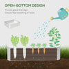 Galvanized Raised Garden Bed, 4' x 3' x 1' Outdoor Metal Planter Box, Raised Bed for Growing Flowers and Herbs