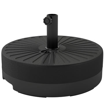 Fillable Umbrella Base, 20 inch Water Sand Filled Umbrella Stand, Fit 1.5