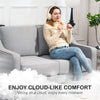 Loveseat Sofa, Modern Couch with Pocket Spring, Linen Upholstered, Thick Padded