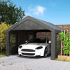 12 x 20ft Carport with 2 Roll-Up Doors, 4 Windows, Portable Garage with Removable Sidewalls for Car, Truck