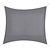 10ft x10ft Square Canopy Sun Sail Shade Garden Cover UV Protector Outdoor Patio Lawn Shelter with Carrying Bag Grey