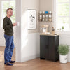 Modern Storage Cabinet with Doors and Adjustable Shelf for Kitchen, Living room, 23.6