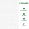 6' x 3' x 3' Portable Tunnel Greenhouse Outdoor Garden Mini with Large Zipper Doors & Water/UV PE Cover White