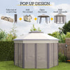 13' x 13' Pop Up Canopy Tent with Netting and Carry Bag, Instant Sun Shelter