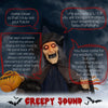 6.2' Life Size Decoration Animatronic Witch w/ Broomstick Outdoor Halloween, Sound & Motion Activated w/ Light Up Eyes