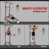 Soozier Power Tower, Pull Up Bar, Dip Station for Home Office Gym Multi-Function Workout Equipment