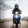 Qaba Honda Licensed 12V Ride on Motorbike for Kids with Headlights Music Training Wheels, for 3-6 Years, Blue