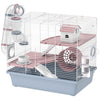 Hamster Cage, 3-Tier Small Animal Cage with Excerise Wheel, Food Bowl, Water Bottle, House, Tunnels, Ramps