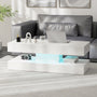 High Gloss Marble-Effect White