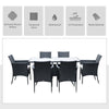 Garden Dining Set with Cushions