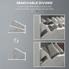 Shoe Storage with Seat, Upholstered Hallway Bench, Shoe Bench with 2 Flip Drawers and 4 Vents for 8 Pairs of Shoes