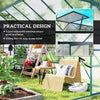 16' x 8' Aluminum Polycarbonate Greenhouse Walk-in Garden Greenhouse Kit with Adjustable Roof Vent, Rain Gutter and Sliding Door for Winter