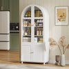 Arched Kitchen Pantry Cabinet, 71