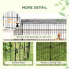 Small Animal Cage with Roof, Indoor/Outdoor Use, for Chicken, Rabbits, Chinchillas, 87