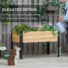 Raised Garden Bed, Elevated Planter Box, 47