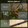 10.3ft Hammock Stand, Adjustable Hammock Stand Fits 9-14 ft Hammocks, Heavy Duty 450 lbs Capacity, Black