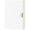 Bathroom Medicine Cabinet, Modern Wall Cabinet with Adjustable Shelves and Single Door for Laundry Room