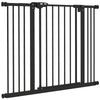 30 Inch Tall Pet Gate with Door Dog Gate and Barrier Indoor for Stairs Includes 2.8