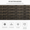 2-In-1 Outdoor PE Rattan Storage Bench, 29 Gallon Patio Wicker Furniture, Basket Box with Handles and Cushion Cream